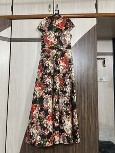 Women Printed Long Gown