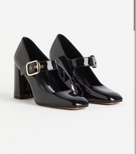 H&M BLOCK-HEELED MARY JANES