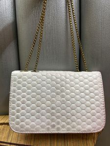 White Sling bag