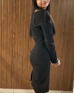 Classic Black Bodycon Dress – Chic &amp; Timeless