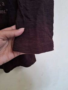 Full Sleeves Long Tshirt Dress