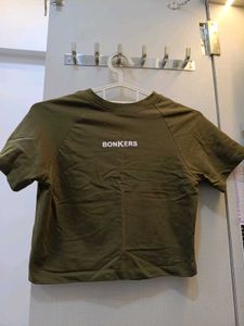 Olive Green Bonkers Tee