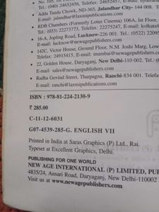 Class 7 Social Science And English