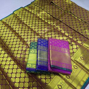 Elegant Banarasi Brocade Saree