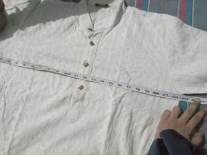 White Kurta For Man
