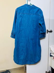 Denim Shirt Dress S size