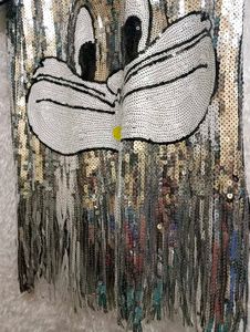 Stylish sequin tshirt dress