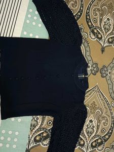 Elegant Blue Top