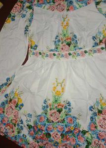 Floral Print Fit &amp; Flare Dress