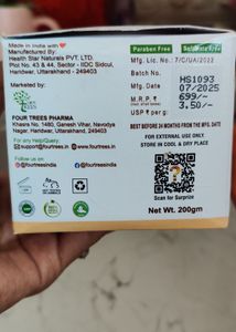 Four Trees Face Moisturizer