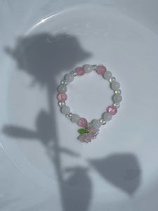 Cherry Blossom Beaded Bracelet