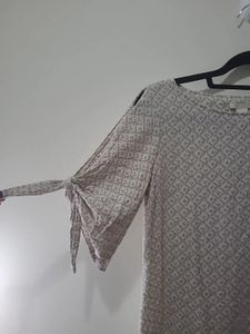 H&amp;M Dress with Tie Sleeves