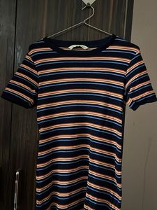 Striped T-Shirt Dress