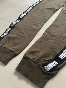 Olive 'Conquer' Track Pants