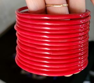Fancy 3 Dazan Glass Chudiya