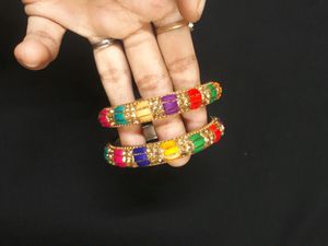 Multi Colour Bangles For Womens/Girls 😍