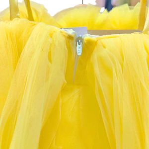 Bright Yellow Princess TuTu Dress