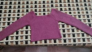 Ribbed Knit Square Neck Crop Top