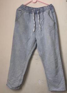 Light Wash Denim Joggers