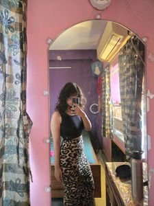 Leopard Print Maxi Skirt