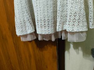 Lace Puff Sleeve Dress