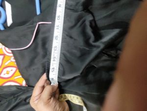 Satin Black Pajama Set it not cheap material