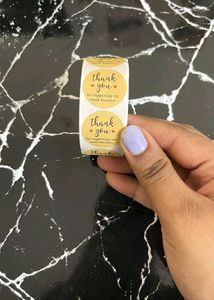 500 Thank You Stickers