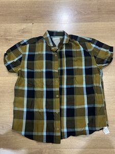 Korean Plaid Shirt Size M