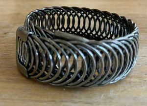 Crystal Bracelet And Unique Silver Tone Braclet 💛