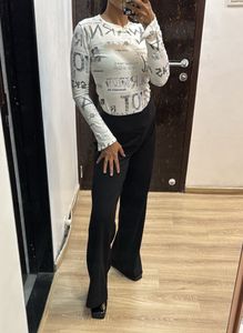 White Full Sleeves Top
