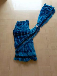 Pre Draped Saree For Kids 💙