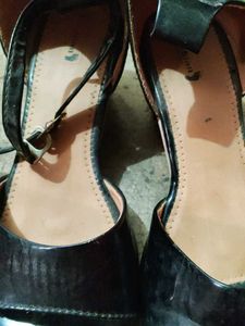 Black Ankle Strap Heels