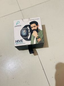 Pebble Hive  Octa Smartwatch - Black