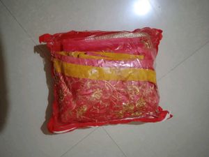 Pink semi stitched Lehenga Choli Set