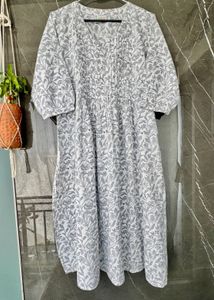 Floral Print Grey White Co Ord Set