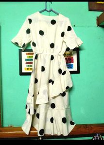 Chic Polka Dot Midi Dress