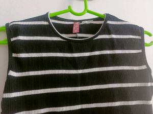 Striped Sleeveless Dress