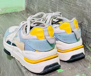 Pastel Accent Sneakers