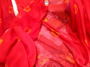 Red saree
