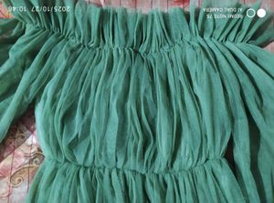 Green Tiered Ruffle top