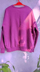 Purple Oversized Sweatshirt