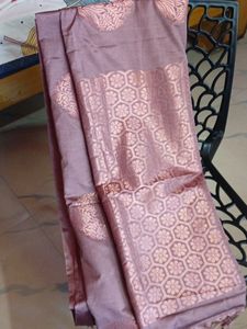 Pure Soft Silk Saree (Nude)