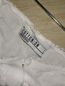 White Sleeveless Top