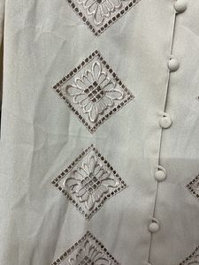 Beautiful Cut Work Office Wear Top For L&amp;XL