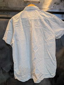 CODE Striped Men&#39;s Halfsleeve Shirt