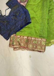 Green Pattu Type Saree