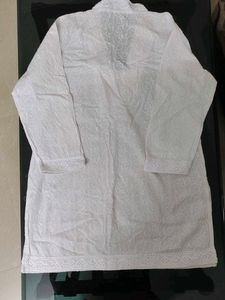 White Embroidered Kurti
