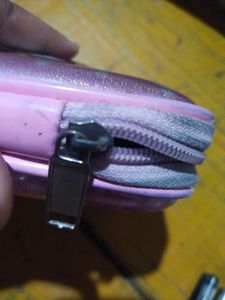 Pink Zippered Pouch