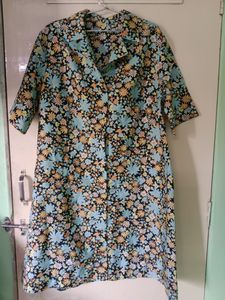Super Awsm Floral Button Down Dress