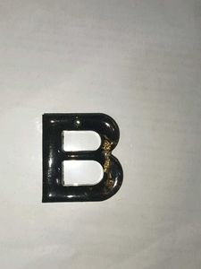 Resin Alphabet Keychain